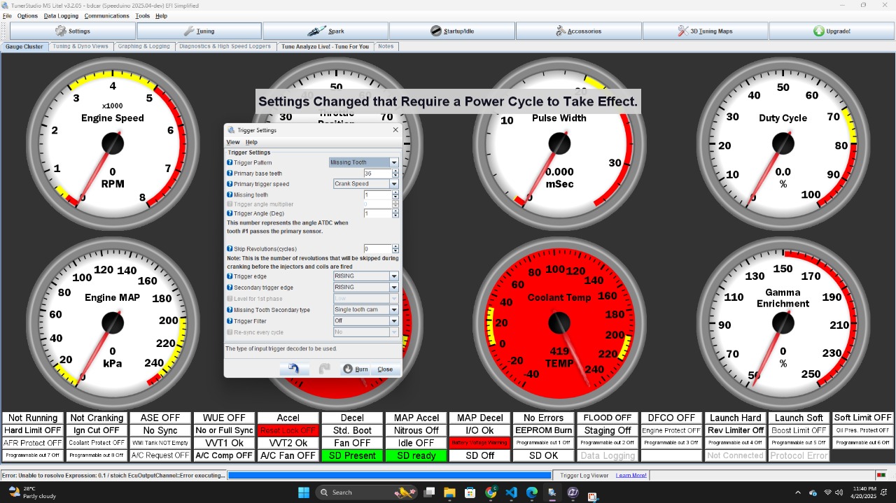 STM32 Engine Control System (ECU)